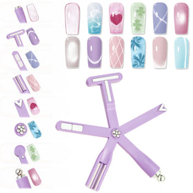 Modelones Cat Eye Magnet 8-in-1 Tool front view with multiple magnetic heads