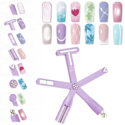 Modelones Cat Eye Magnet 8-in-1 Tool front view with multiple magnetic heads