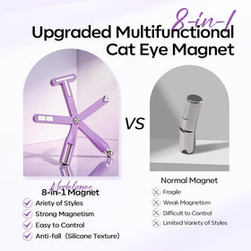 Modelones Cat Eye Magnet alongside various gel polishes
