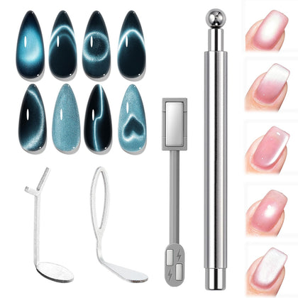 modelones Cat Eye Magnet Set 5PCS with various magnet shapes