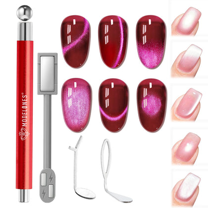 modelones Cat Eye Magnet Set 5PCS with various shapes