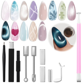 modelones Cat Eye Magnet Set front view with tools