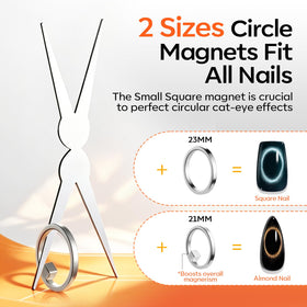 modelones Cat Eye Magnet square and double-head magnets