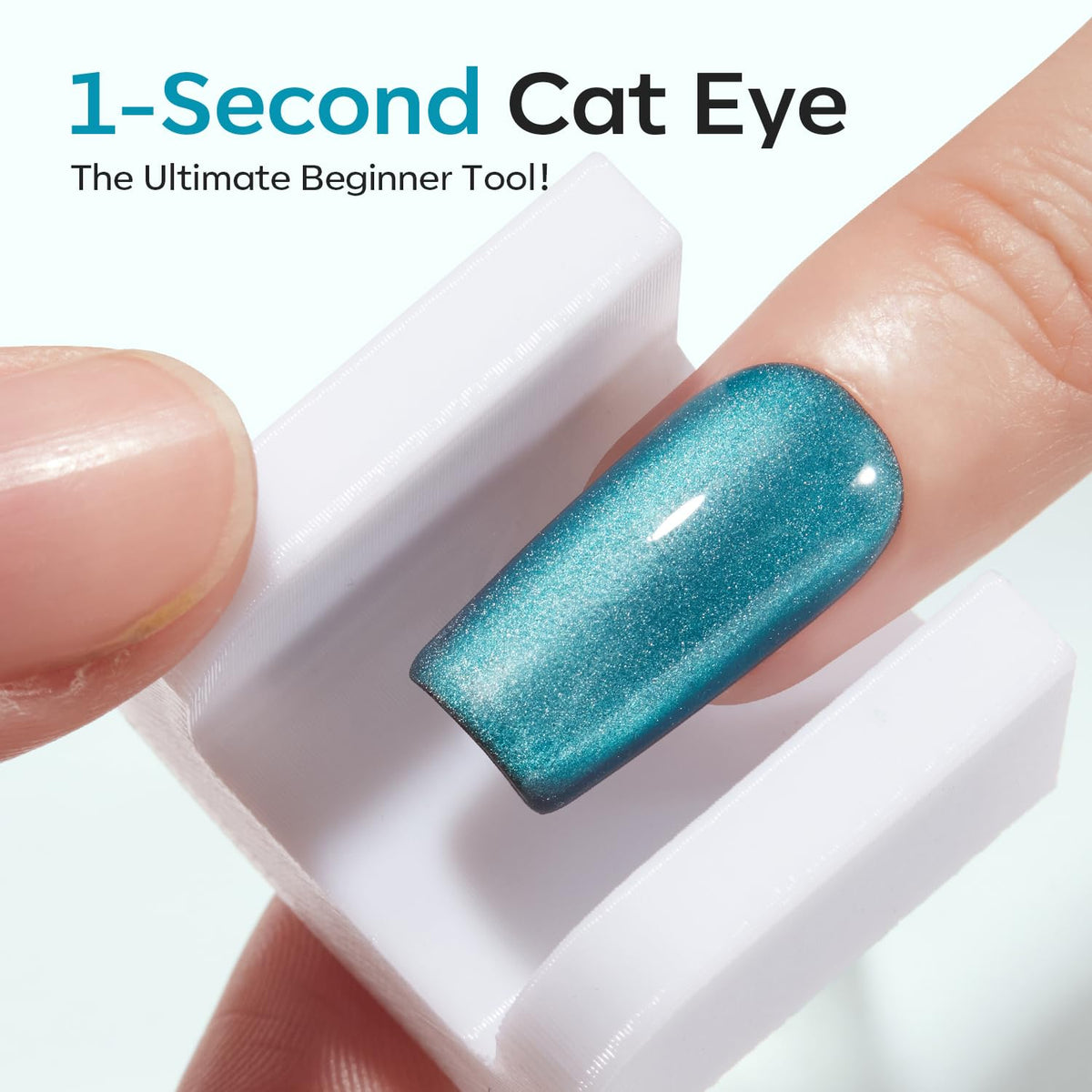 modelones Cat Eye Magnet tool demonstrating glass bead effect