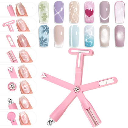 modelones Cat Eye Magnet Tool front view with 8 magnetic heads