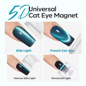 modelones Cat Eye Magnet tool in a nail art setting