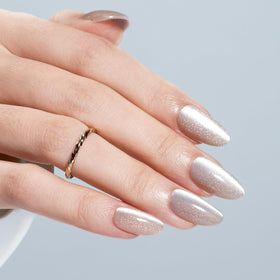 modelones Cat Eye Press On Nails Almond packaging