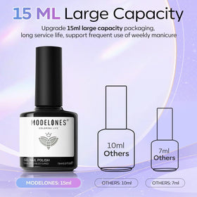 modelones Cat Eye Rainbow Gel Nail Polish close-up of brush