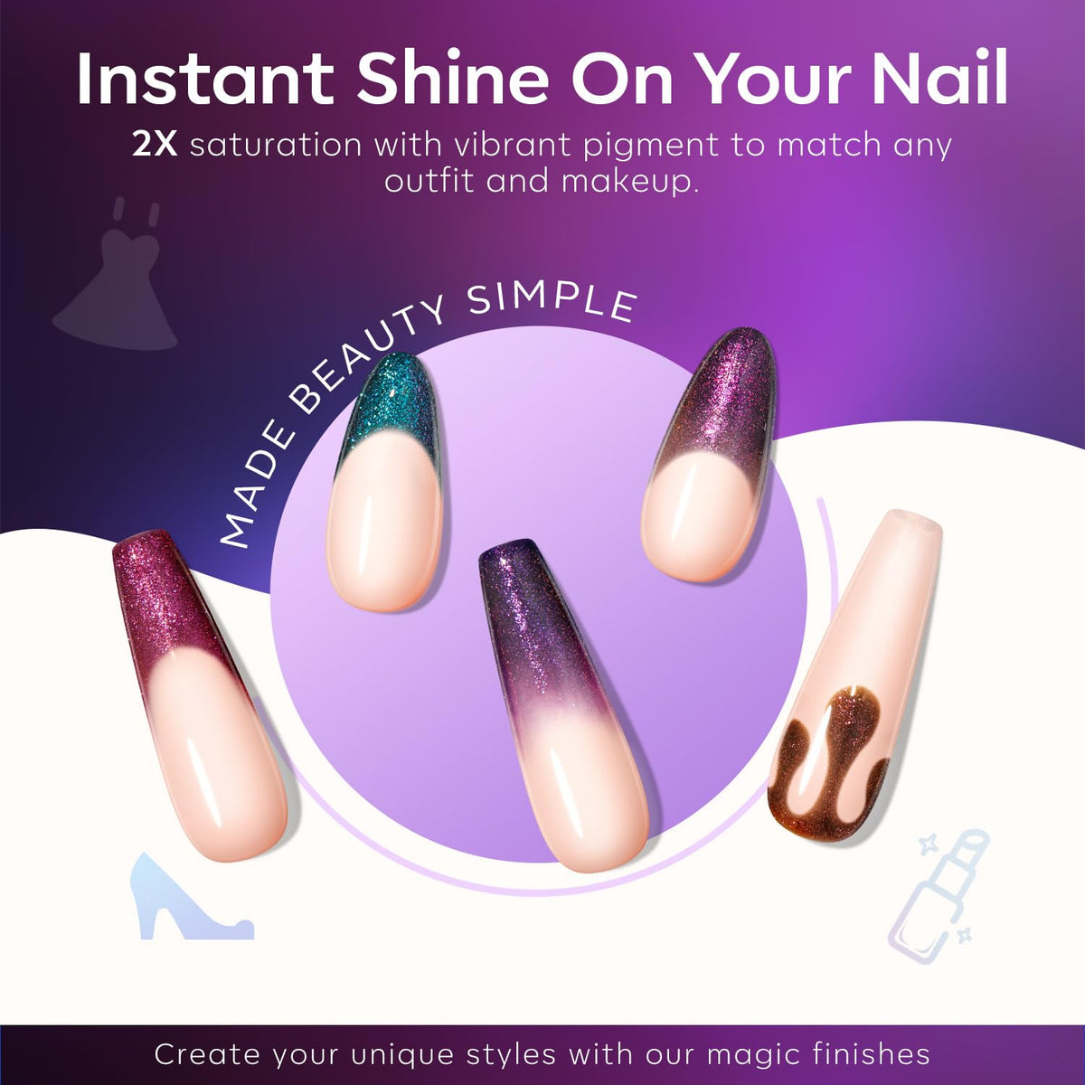 modelones Chameleon Gel Nail Polish Set packaging