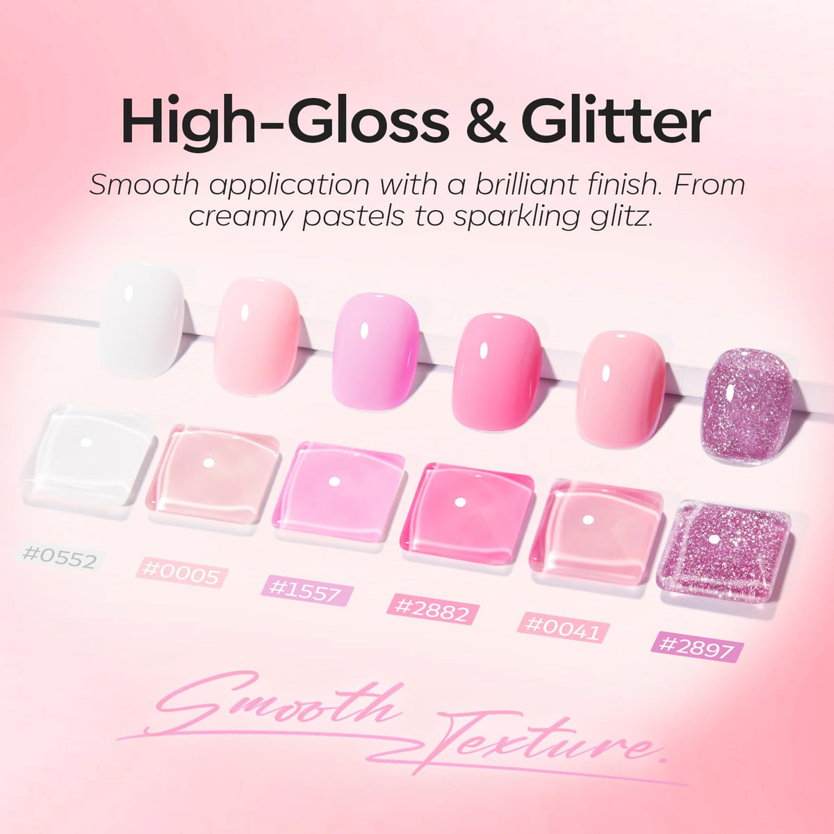 modelones Cherry Blossom Pink Gel Nail Polish bottle close-up