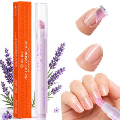 modelones Cuticle Remover Pen front view with lavender design
