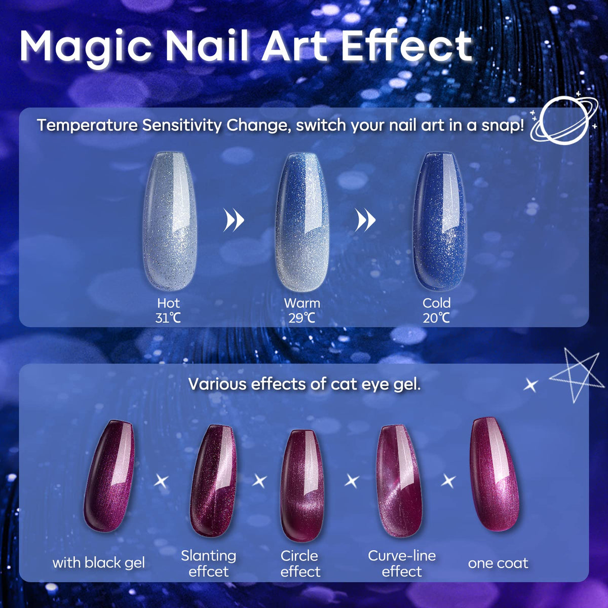 modelones Diamond Shiny Powder Gel with applicator