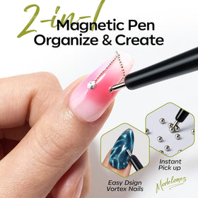 modelones Dual-Head Strong Cat Eye Magnet Pen