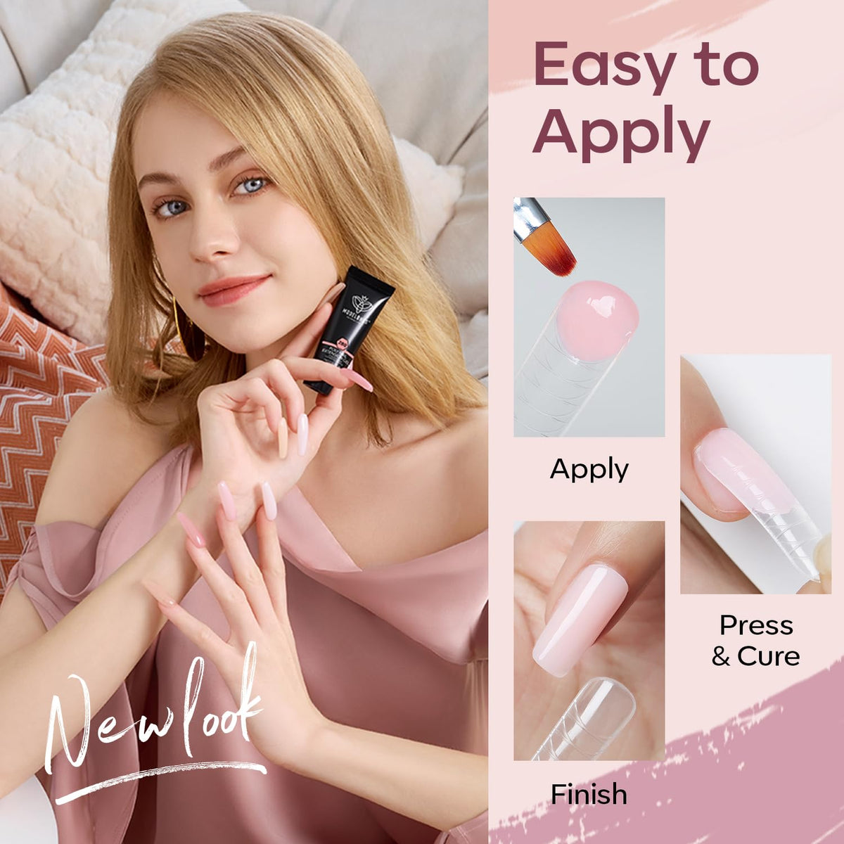 modelones dual nail forms in different sizes