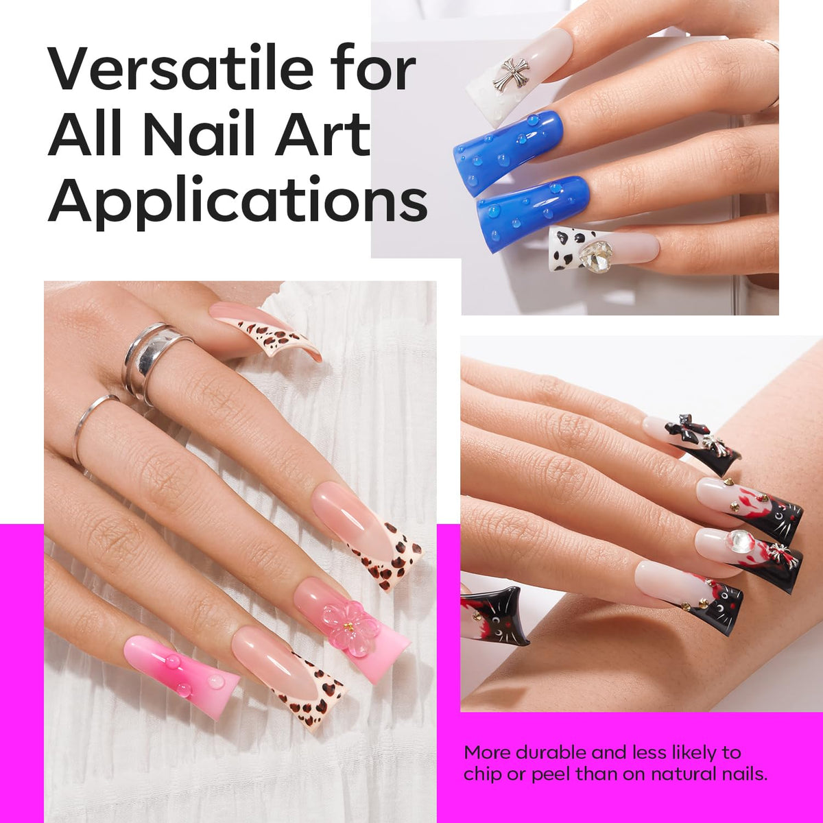 modelones Duck Nail Tips in packaging with 216 pieces