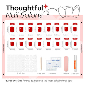 modelones Extra Short Press On Nails lifestyle scene on hands