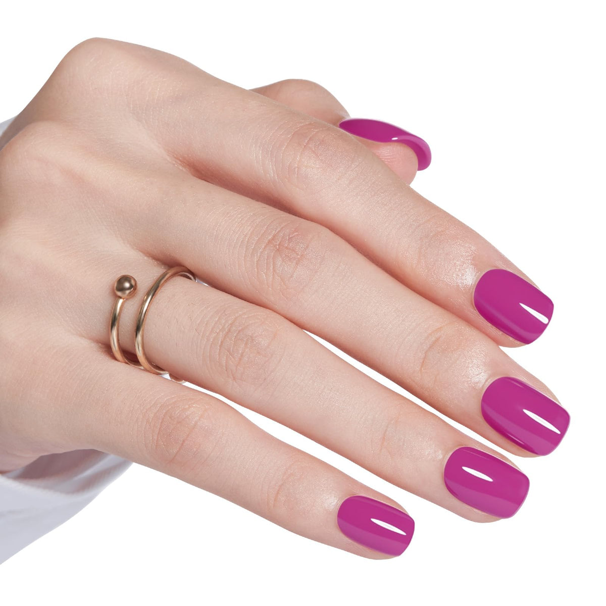 modelones Extra Short Press on Nails Plum Jelly packaging