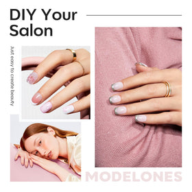 modelones Extra Short Square Nail Tips in various sizes