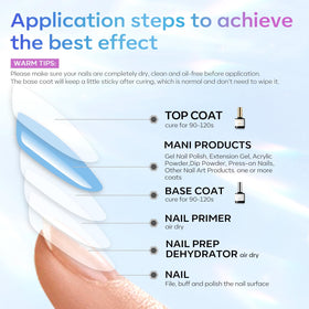 modelones Gel Base Coat application on nails