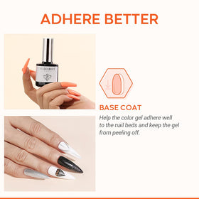 modelones Gel Base Coat Nail Polish 15ml bottle side view