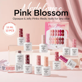 modelones Gel Nail Polish 15ML bottle with colour display board