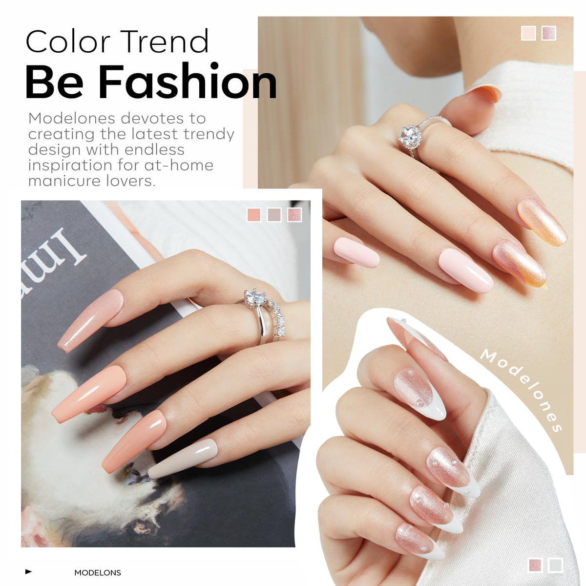 modelones Gel Nail Polish application brush close-up