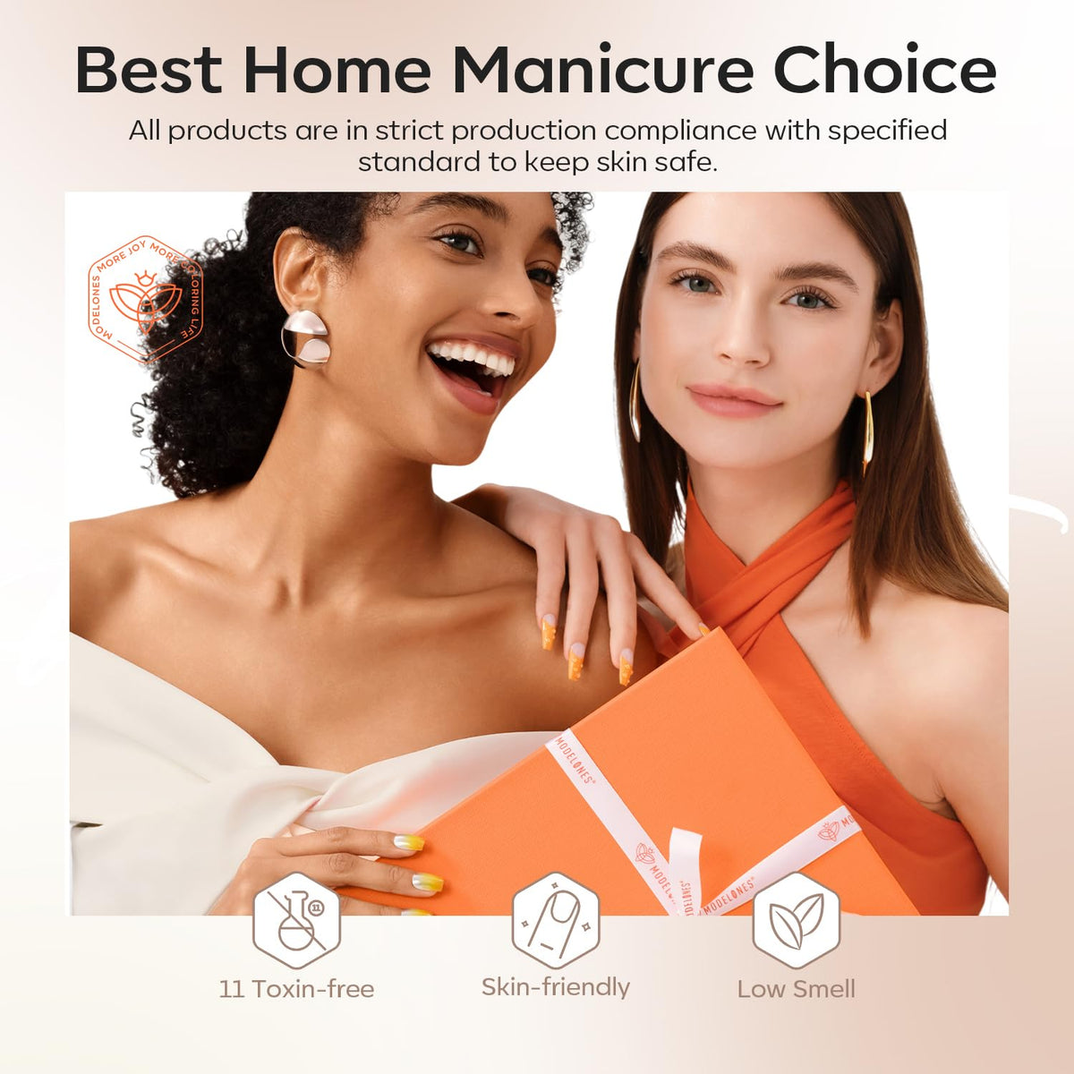 modelones Gel Nail Polish application on nails