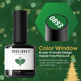 modelones Gel Nail Polish application process