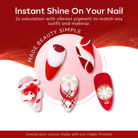 modelones Gel Nail Polish application process