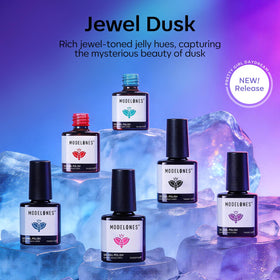 modelones Gel Nail Polish bottles displaying colours