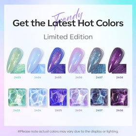 modelones Gel Nail Polish bottles showing chameleon colours