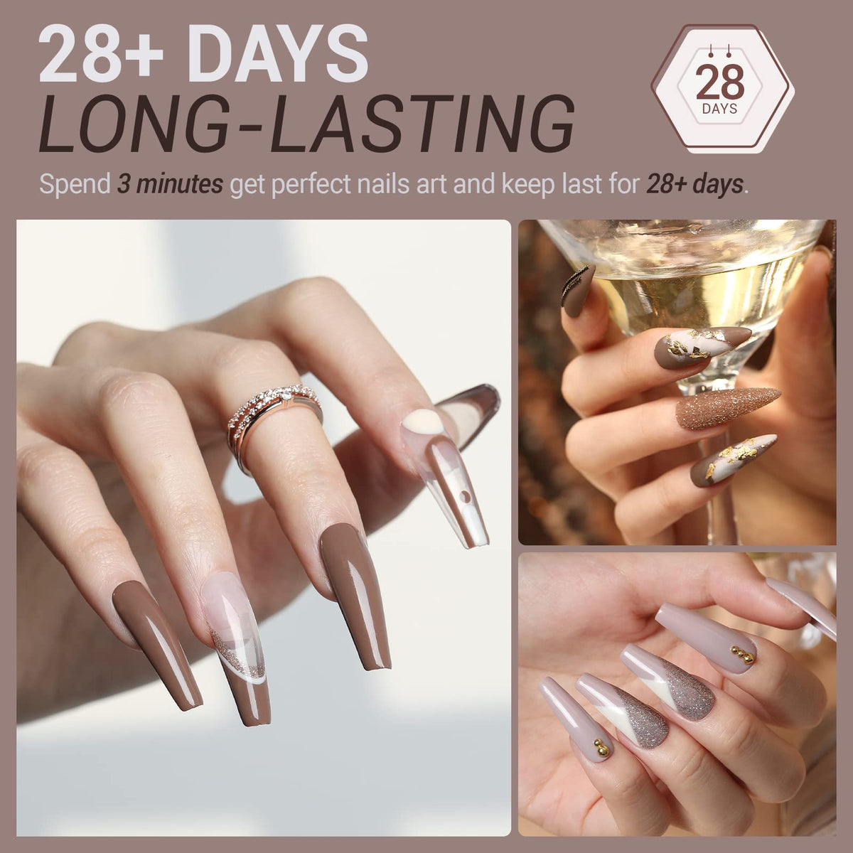 modelones Gel Nail Polish brush and application
