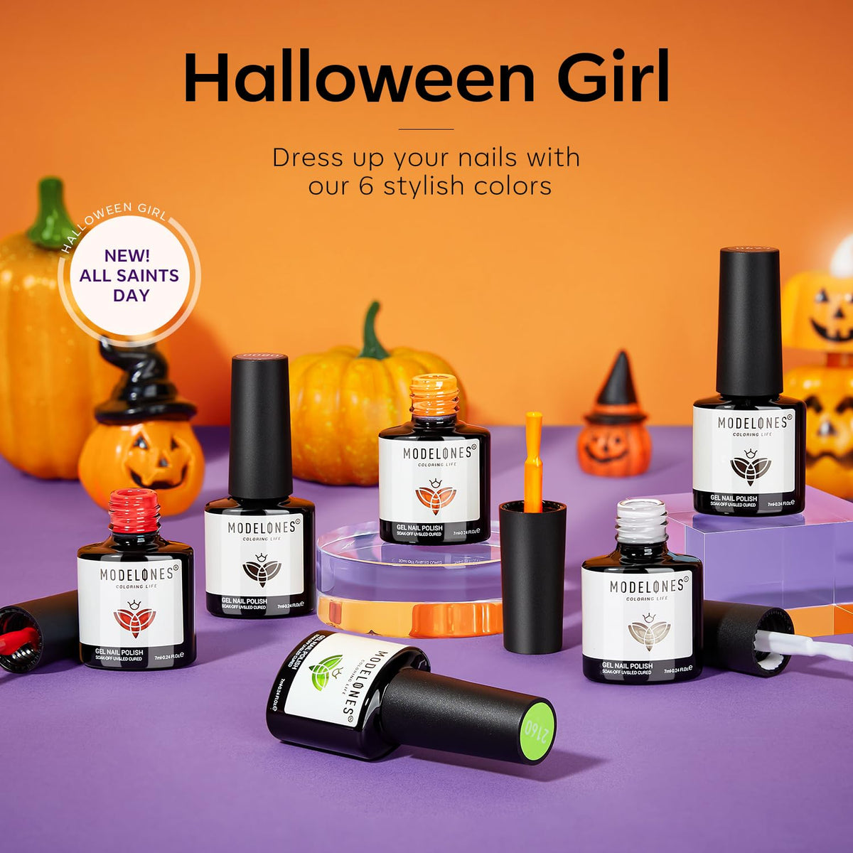 modelones Gel Nail Polish brush for easy application