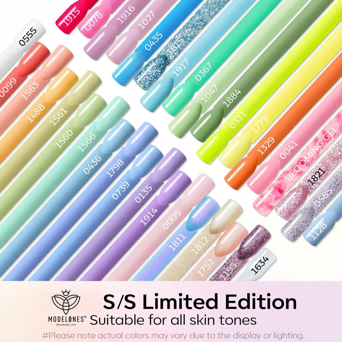 modelones gel nail polish brush for smooth application
