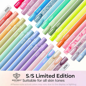 modelones gel nail polish brush for smooth application