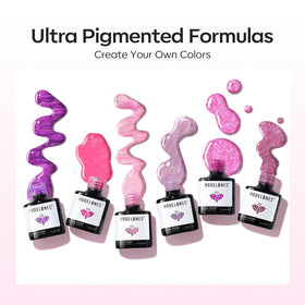 modelones Gel Nail Polish curing under UV light