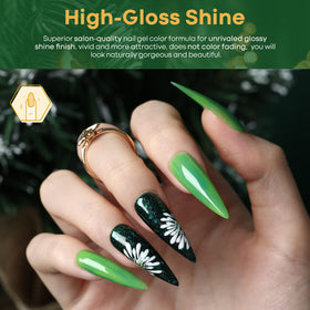 modelones Gel Nail Polish glitter finish close-up