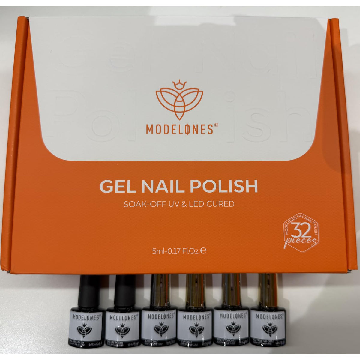 modelones gel nail polish in various shades