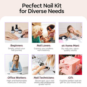 modelones Gel Nail Polish kit with quick-dry feature