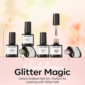 modelones Gel Nail Polish quick-dry application process
