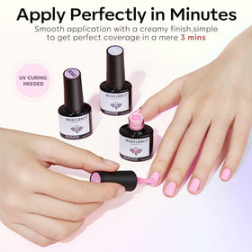 modelones gel nail polish quick-dry formula demonstration