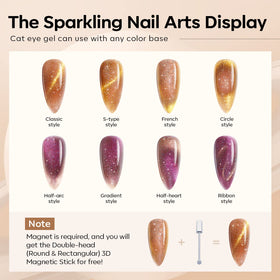 modelones Gel Nail Polish Set application with wide brush