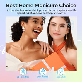 modelones Gel Nail Polish Set brush for easy application