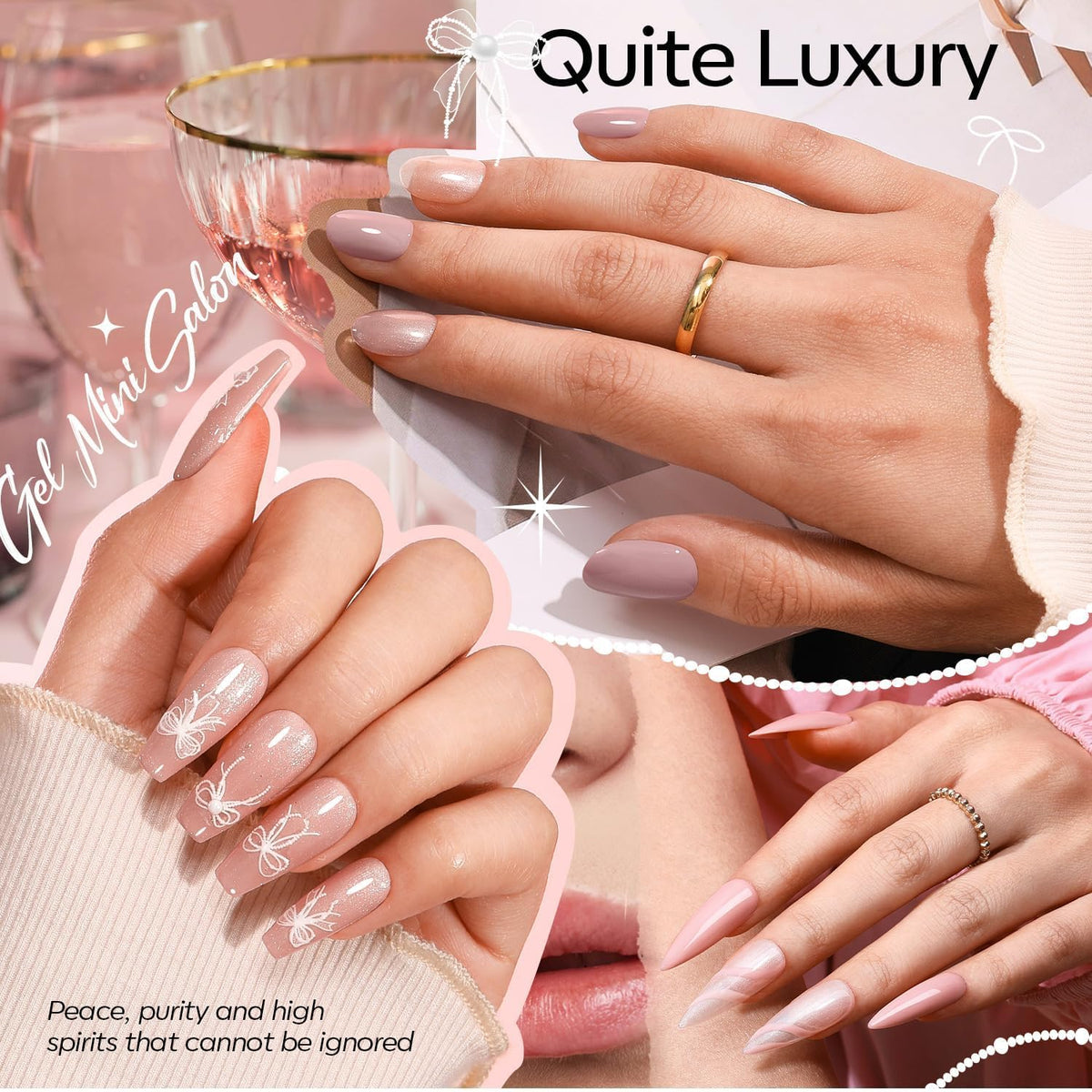 modelones Gel Nail Polish Set displayed on a vanity table