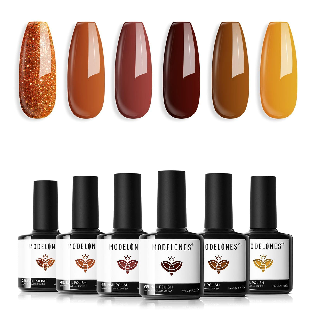 modelones Gel Nail Polish Set in use during manicure