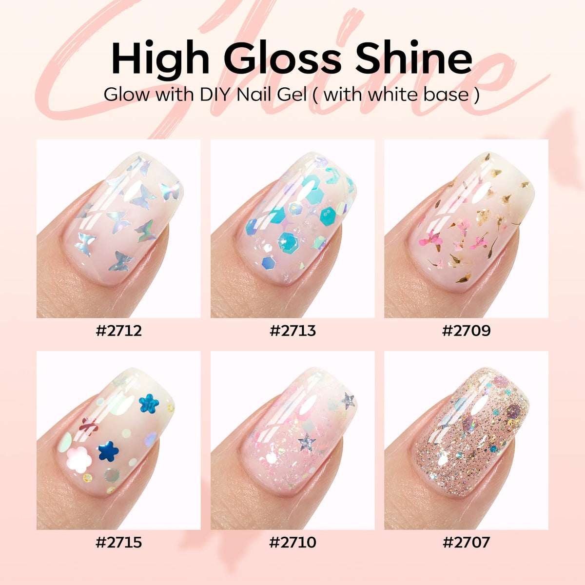 modelones Gel Nail Polish Set packaging details
