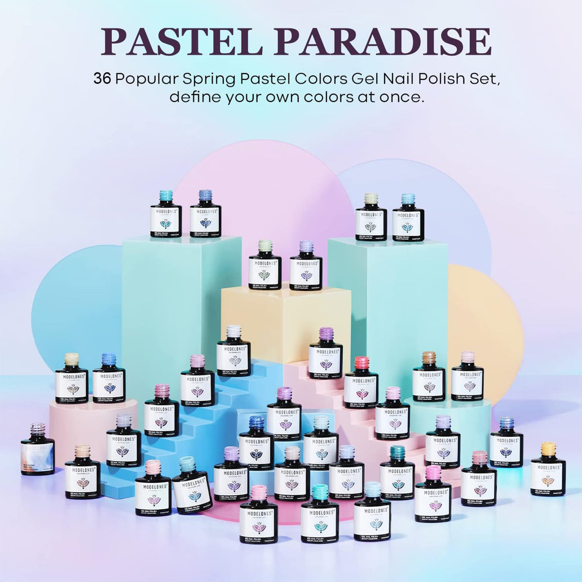 modelones Gel Nail Polish set packaging view