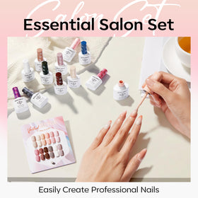 modelones Gel Nail Polish Set with colour swatches