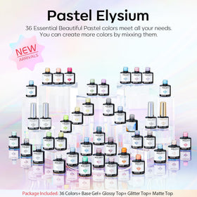 modelones gel nail polish set with easy application brush