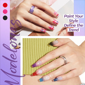 modelones Gel Nail Polish set with vibrant jelly shades
